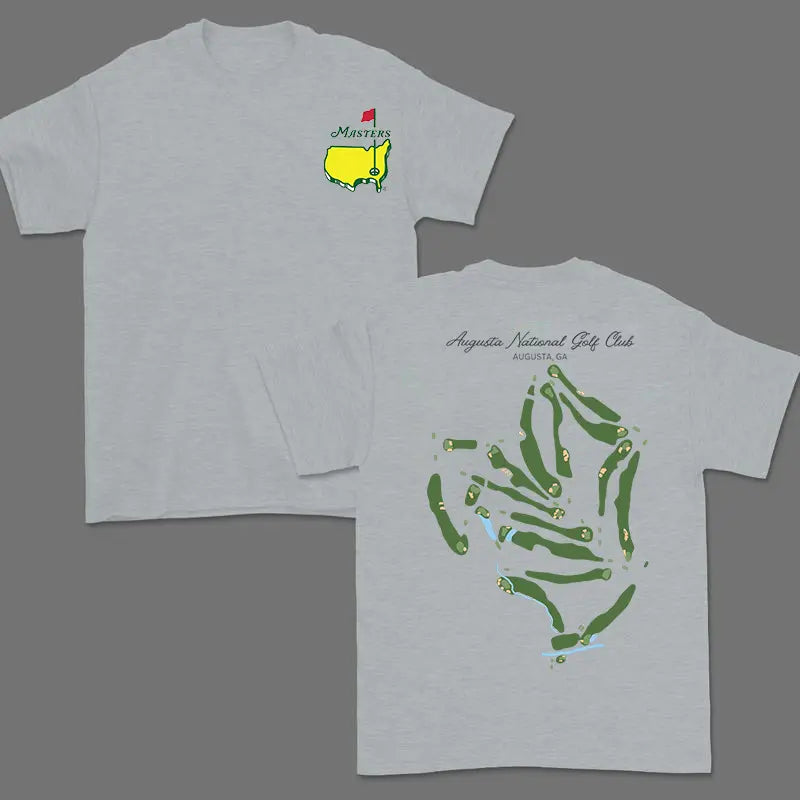 🔥[LIMITED TIME FREE SHIPPING] The Masters Heritage Map Tee: A Spectrum of Augusta Excellence