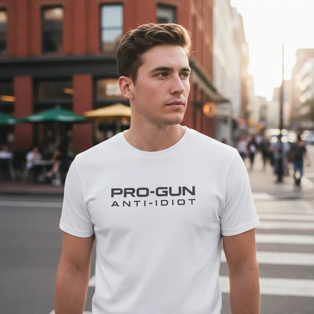 The Unapologetic "Pro-Gun Anti-Idiot" Heavyweight Vintage Washed Statement Tee